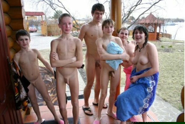 Photo to a family of nudists in a sauna - Purenudism series | Russianbare