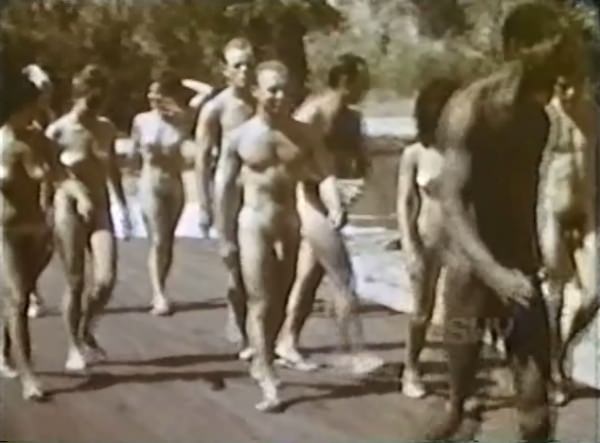 Retro family nudism - River Revels | Russianbare