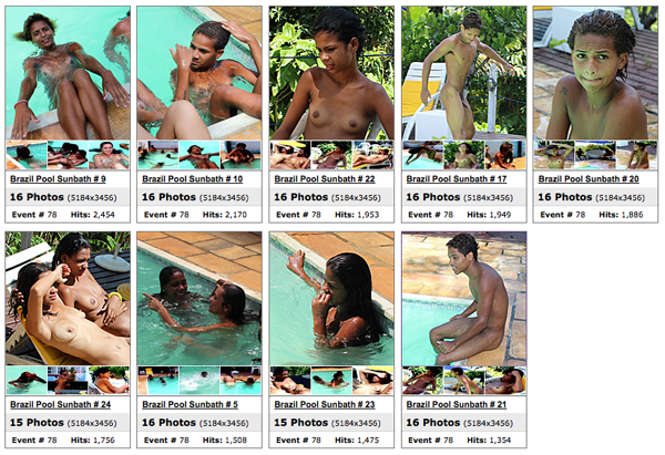 Teenagers nudists at a festival in Brazil | Russianbare