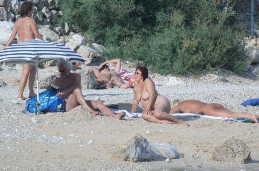 Croatian Baska Beach pics - In naturism, nature serves as the bodys natural clothing