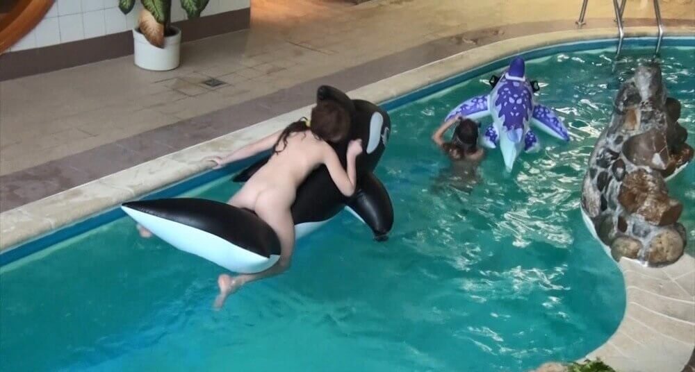 Naturism in the pool Full HD - Nudity helps you understand yourself and the people around you better