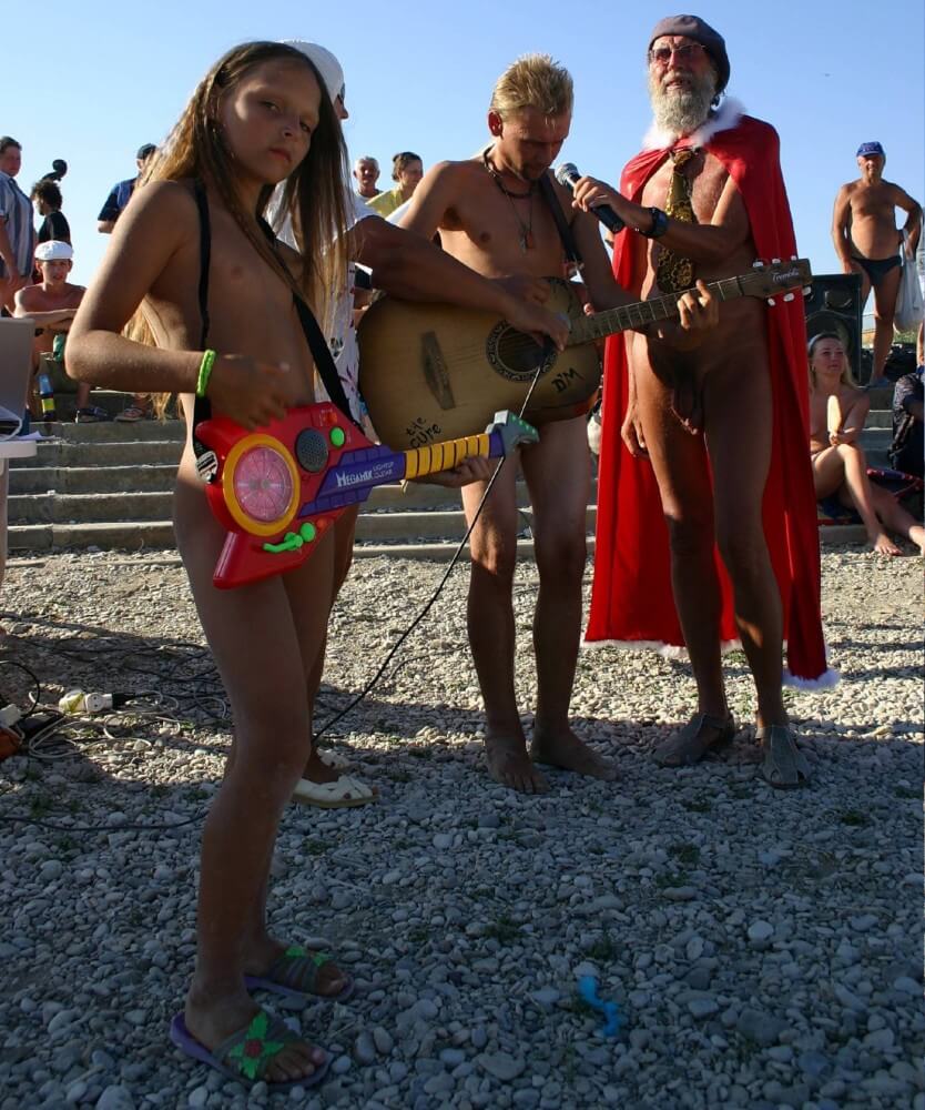 Naturist Beach Contests photos - A naked persons soul is visible through their body