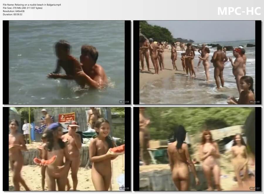Relaxing on a nudist beach in Bulgaria - Naturism promotes openness toward the body