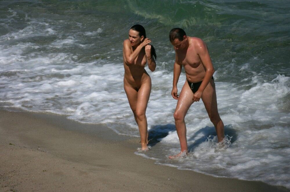Bulgarian Beach Day Series - Nudists relax beautifully—a sight to behold
