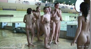 In a pool named Argentina Full HD - Nudism helps strengthen friendships