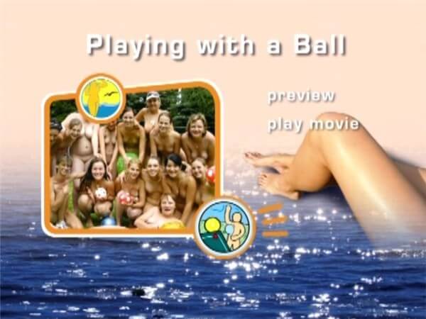 Naturist Freedom: Playing with a ball - Nudity in naturism is not usually an end in itself