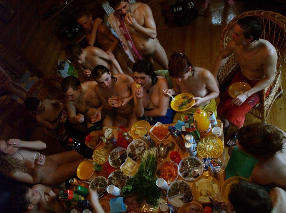 Family Valentines Dinning pics - Naturism Is Not a Sect