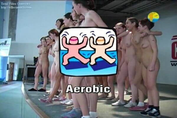 Naturist Freedom: Aerobic - Watching naked nudists