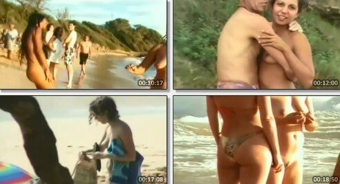 A real nude beach video - A person without clothes is closer to nature