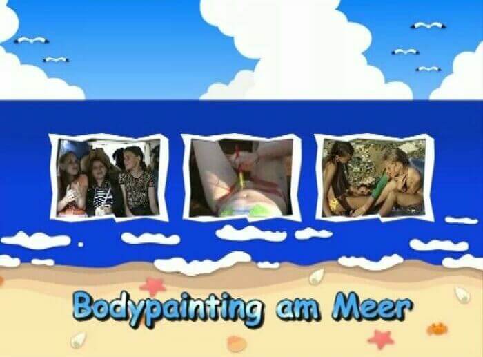 Naturistin: Bodypainting am Meer - Freedom and harmony in the practice of nudism and the naturist movement