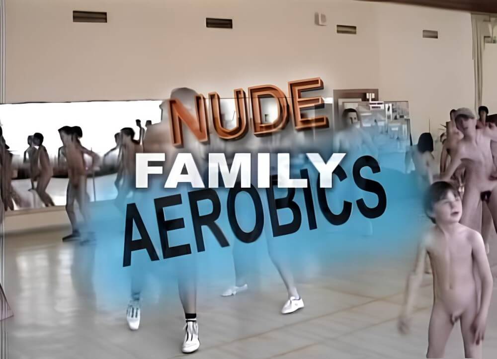 Enature, EurovidFKK - Nude family aerobics - Getting rid of swimsuits