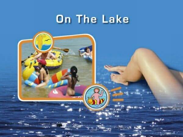 Naturist Freedom: On the lake - Getting rid of clothes
