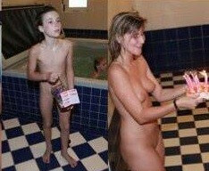 Naturists celebrates birthday photos - Nudism helps improve health and boost self-confidence