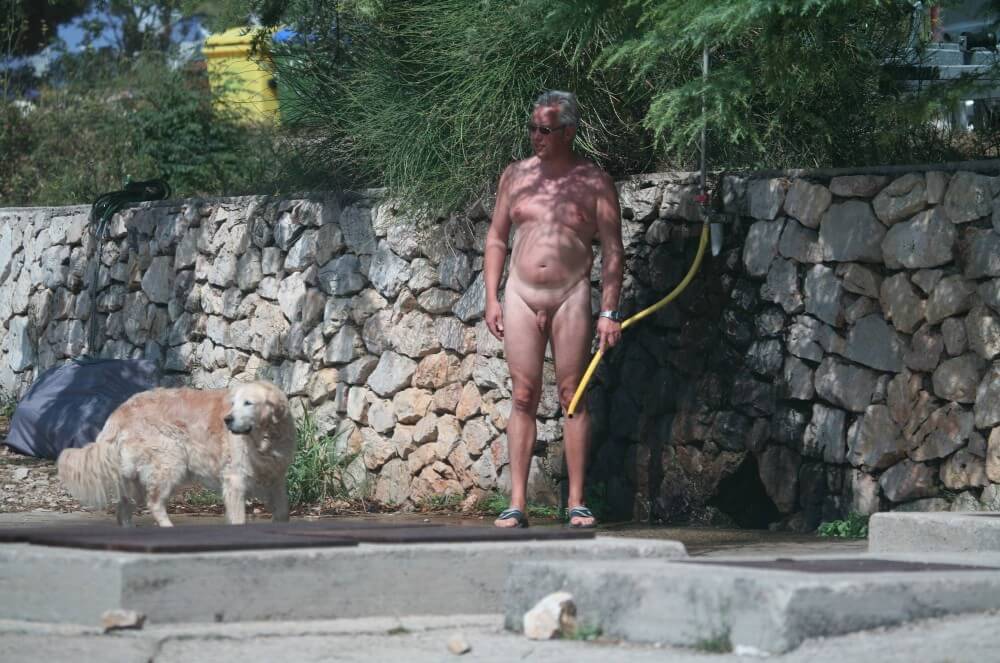 Shower-Wall Bath Parents pics - Naturists value harmony with nature and a simple way of life