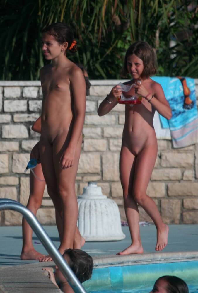 Two Poolside Nudist Girls pics - People find in this a way to understand that the naked body is part of nature and its beauty