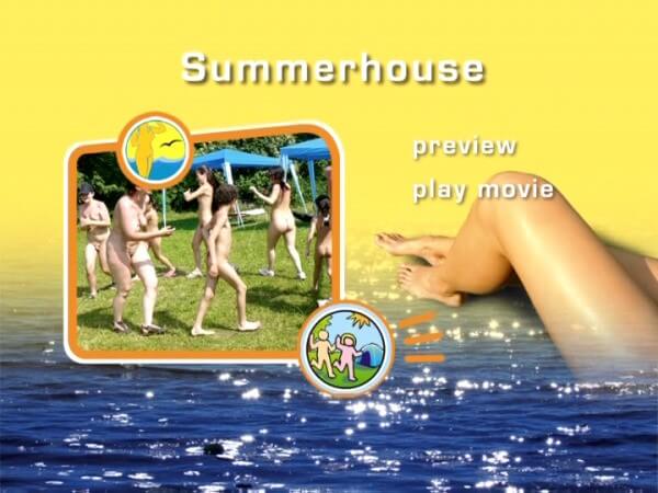 Naturist Freedom: Summer house DVD - The idea of personal freedom and self-acceptance is important in our nudist community